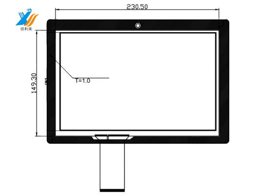 Bộ điều khiển cảm ứng dung lượng USB có thể tùy chỉnh 10.1 Inch Hệ điều hành Linux