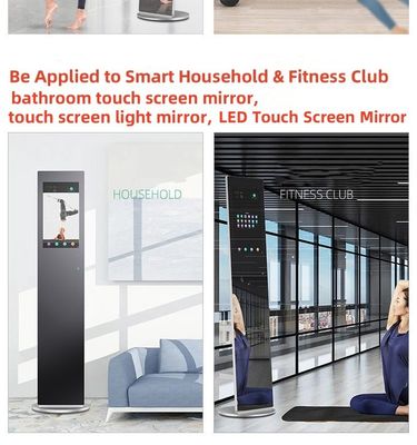 Màn hình MultiTouch có thể tùy biến Kính thông minh chống nước chống dầu cho Câu lạc bộ thể dục Smart Home Phòng tắm LCD màn hình cảm ứng LED