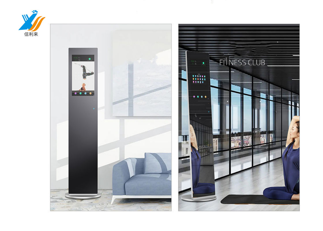 bán nóng tùy biến đa cảm ứng màn hình cảm ứng điện dung Smart Mirror chống nước màn hình cảm ứng LED gương cho câu lạc bộ thể dục