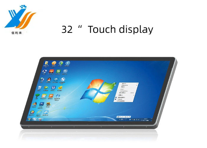 Tùy chỉnh 32 Inch màn hình cảm ứng màn hình với 10 điểm dung lượng khác nhau USB HDMI VGA LCD cho máy tính bảng cho giáo dục công nghiệp