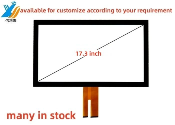17.3" Multi touch chiếu dung lượng (PCAP) GG màn hình cảm ứng bảng điều khiển AR AG chống nước chống dầu bút găng tay cảm ứng cảm ứng Tft màn hình LCD màn hình LED tùy chỉnh cho máy tính bảng công nghiệp máy tính chạy bộ giáo dục