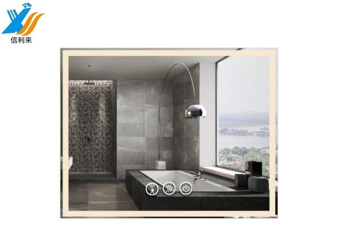 Màn hình cảm ứng Ultra Clear 5mm Miếng gương Vanity được gắn trên tường được thiết kế với 500 Cd / m2 Typ.